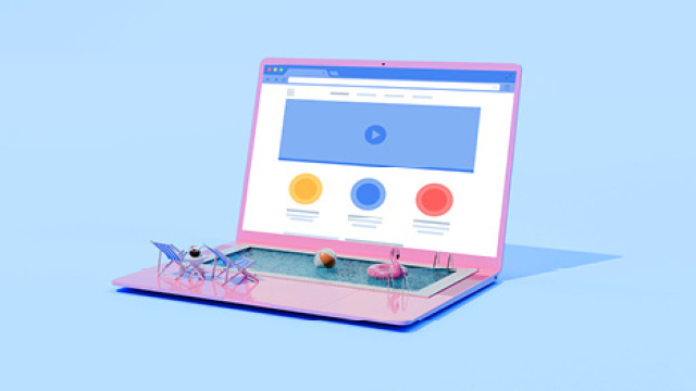 Blank notepad and pencil