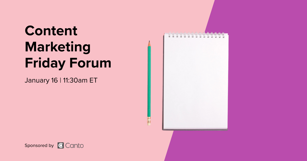 Content Marketing Friday Forum